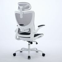 Meilleure vente de chaise de bureau d'ordinateur ergonomique en maille de haute qualité Support dorsal d'atelier de confort Appui-tête réglable Design moderne