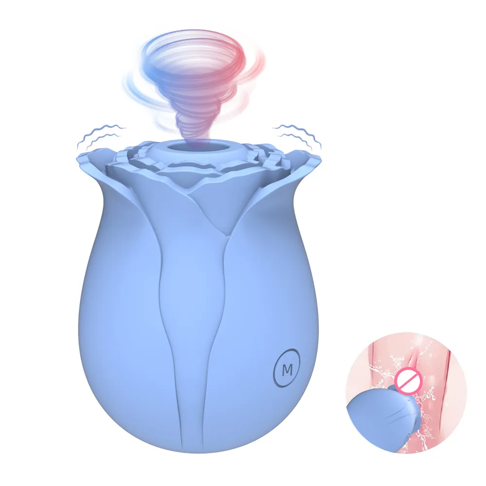Rose vibrateur vagin Clitoris stimulateur ventouse mamelon succion vibrant en forme vibrateur Rose jouets pour femmes avec 7 engrenage %