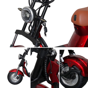 Bicicleta Eléctrica de 1500W con Motor Trasero sin Escobillas, Aleación de Aluminio, Batería de Litio de 60V, Suspensión Hidráulica, Velocidad de 50km/h, 200kg - Product Image 3