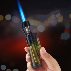 Firepower Xách Tay Refillable Mini Windproof Màu Xanh Máy Bay Phản Lực Ngọn Lửa Ngọn Đuốc Nhẹ Hơn Bán Buôn - Product Image 1