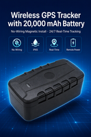 Traceur GPS de voiture sans fil GSM 4G LTE étanche IP65 avec batterie 20000 mAh, compatible PC pour le suivi des actifs de flotte en temps réel