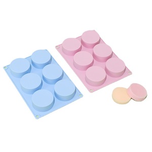 Molde de silicona de calidad alimentaria para pasteles, molde redondo de 6 orificios para hornear, para hacer jabón y pasteles, apto para horno, resistente a altas temperaturas - Product Image 5