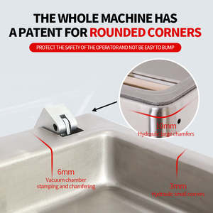 آلة تغليف فراغي أوتوماتيكية تجارية <span class=keywords><strong>DZ</strong></span>-300 كونبا للحوم والأطعمة في غرفة واحدة - Product Image 5