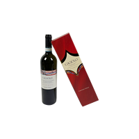 Boîtes à vin de luxe en carton rigide faites à la main sur mesure pour bouteille en verre de champagne boîte-cadeau stratification mate gaufrage vodka