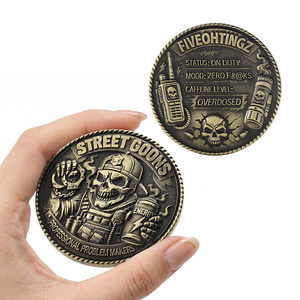 Moneta Commemorativa Personalizzata 3D Premium a Doppia Faccia in Lega di Zinco, Moneta Vintage in Ottone per Collezionisti e Regali - Product Image 1