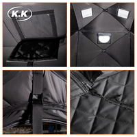 Carpa Instantánea Tipo Iglú Kawagebo Kamp (KK) de Tela de Algodón, Carpa Domo de Gran Capacidad para Eventos al Aire Libre y Sauna