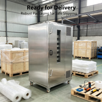 Commerciële kleine lucht-energie warmtepompdroger voor fruit, groenten en landbouwproducten, voedseldroogmachine 220V/380V met afstandsbediening