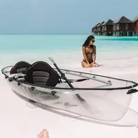 Small Plastic Rowing Boats, Transparent Canoe, Clear Kayak