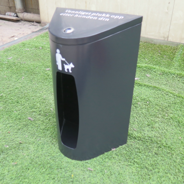 Factory Outlet Dog Waste Dispenser Outdoor Pet Waste Disposal Bin Public Commercial Steel Dog Dustbin