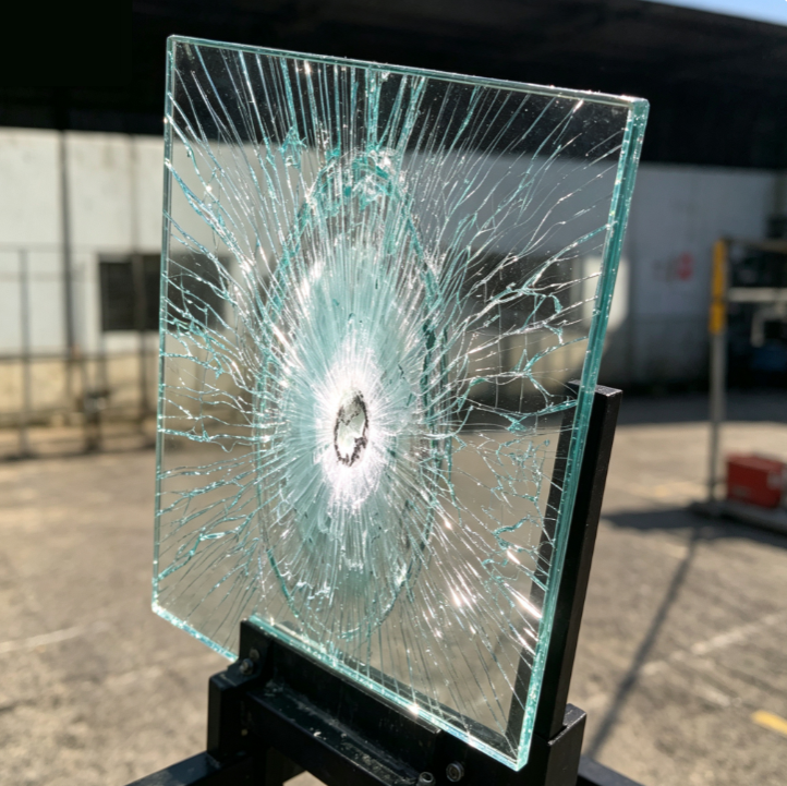 Glass Factory Industrial Curtain Wall Bulletproof Auto Triplex Laminated Safety Glass Shoot Resistant Automobile · image 4