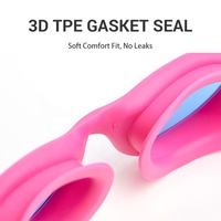 Lunettes de natation en silicone nano personnalisées Eyeline pour garçons et filles, lunettes d'entraînement professionnelles Eyeline pour enfants, lunettes de natation pour enfants