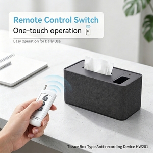 Boîte à mouchoirs de table anti-interférence vocale pour la sécurité audio et la protection de la vie privée dans les salles de conférence confidentielles - Product Image 2