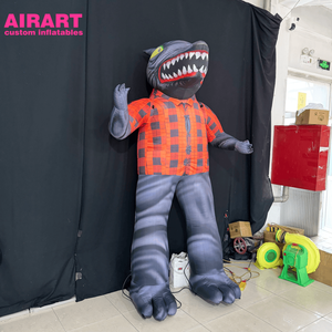 Disfraz Inflable Gigante de <span class=keywords><strong>Lobo</strong></span> de Dibujos Animados, Personaje de <span class=keywords><strong>Hombre</strong></span> <span class=keywords><strong>Lobo</strong></span> Personalizado, Accesorio Inflable para Decoración de Escenarios y Fiestas - Product Image 6