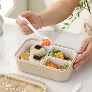 Custom Logo Screen Printed Adults <b>Work</b> <b>Lunch</b> Container 3-Compartment Students <b>Lunch</b> <b>Box</b> 1200ml Travel Coffee Cup 480ml - Product Image 3