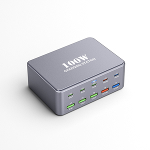 Hot Sale 30W 10 Port Estação do Carregador Rápido: 100W Entrega de Energia Máxima, 30W <span class=keywords><strong>USB</strong></span>-<span class=keywords><strong>C</strong></span> PD, <span class=keywords><strong>Hub</strong></span> de Carregamento Multi-Dispositivo - Product Image 2