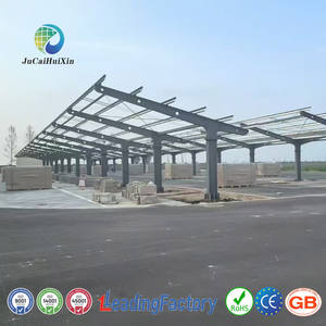 Jchx Zonnepaneel Carport Grond Mount Koolstofstaal Zonnepaneel Montagebeugels Voor Dak Of Grond - Product Image 6