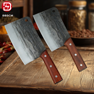 Coltello da Macellaio Cinese Super Affilato, Spesso e Resistente, Forgiato in Metallo Solido, 19cm 5mm, Ambidestro, Lavabile in Lavastoviglie - Product Image 1