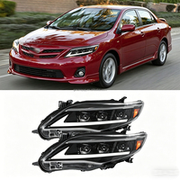Ensemble de phares LED pour Toyota Corolla 10-13, spécifications américaines, feux de jour, clignotants séquentiels, phare avant modifié