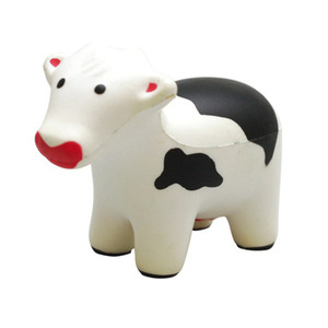 Pelota Antiestrés de PU con Forma Personalizada y Logotipo Impreso, de Alta Calidad, con Diseño de Vaca Lechera, Juguete Promocional para Aliviar el Estrés - Product Image 2