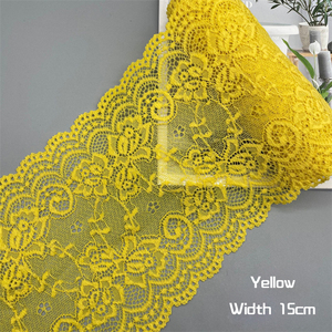 2023hot bán 15cm mềm đàn hồi ren màu sexy đồ lót với ren vải và mở rộng Váy HEM - Product Image 6