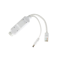 Divisor POE de 48V a 5V, divisor Ethernet POE USBC, resistente al agua, 5V, 2A, 802.3af a 15W, 24W, exterior