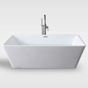 Excellent plastic free standing bath tub 1300mm for adult