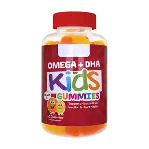 مكمل غذائي حلويات طرية عالي الجودة للأطفال يدعم خضروات وفواكه أوميجا صحية ألياف غذائية