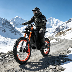 Motocicleta Eléctrica Todoterreno para Adultos, Nuevo Diseño, 8000W, 72V, Motor Central, <span class=keywords><strong>Enduro</strong></span>, 80km/h, Motocross para Desierto - Product Image 3