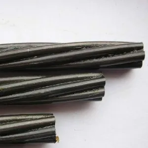 High Strength ASTM A416 15.24mm 7 wire steel cable wire PC Steel Strand