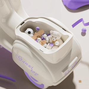 Trottinette électrique pour enfants Ganxi Toy, tricycle violet à 3 roues, pour les tout-petits de 1 à 3 ans - Product Image 4