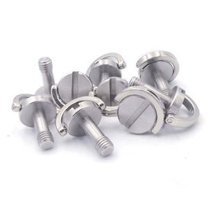 Fabrication de vis vis personnalisées en acier inoxydable <span class=keywords><strong>aluminium</strong></span> M6 D-Type vis de trépied vis de caméra pour caméras et caméras vidéo - Product Image 3