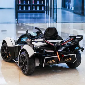 Voiture de luxe pour enfants sous licence V12 GT 4x4 24V Lamborghini Drift Cart Kids Ride On Electric Car For Children