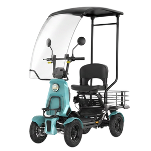 Vehículo Eléctrico Urbano Compacto Mini de Diseño Colorido con Carrocería Azul Distintiva - Product Image 1