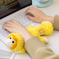 Peluche de Mono Dorado Feiya, Juguete de Peluche Suave Relleno de Poliéster y Algodón PP, Decoración de Escritorio, Almohadilla para Muñeca, Regalo de Navidad