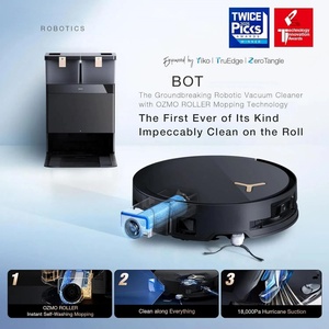 Aspiradora Robótica de Plástico Ultrafina AIVI 3D con Mopa Húmeda, Succión de 18KPa, Limpieza Sónica Automática para Uso en Hoteles - Product Image 4