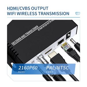 Reproductor de vídeo inalámbrico 4K H265 H.264, transmisión de enlace SRT RTMP RTSP UDP IPTV IPC - Product Image 5
