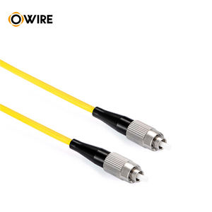 สายแพทช์ FC-FC โหมดเดียวสำหรับโทรคมนาคม/ศูนย์ข้อมูลสูญเสียน้อย0.2dB สูงสุดด้วยปลอกเซรามิก - Product Image 2