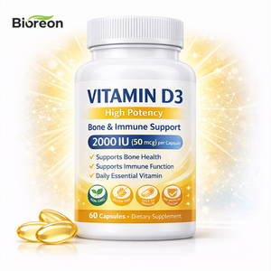 ויטמין <span class=keywords><strong>D3</strong></span> לבריאות מערכת החיסון, כמוסות רכות סידן, תוספי תזונה טבעוניים, 10000 יואו ויטמין <span class=keywords><strong>D3</strong></span>, כמוסות ג'ל רכות - Product Image 3