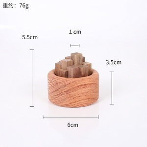 Piccolo Diffusore di Oli Essenziali in Legno di Faggio e Noce Nero, Decorazione Aromaterapica per Auto e Casa - Product Image 3