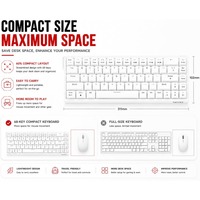 Clavier mécanique filaire AJAZZ NK68 V2, clavier de jeu à 68 touches remplaçables à chaud, clavier compact 65% mini avec rétroéclairage mixte