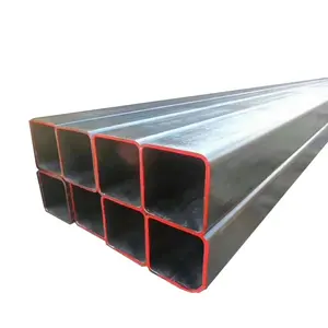 Preço de tubulação retangular, seção oca de tubo quadrado galvanizado de aço a500 shs rhs de alta qualidade 100x100 ms