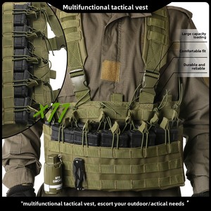 Chaleco Táctico para Hombre, Riñonera de Pecho para Correr con Correa Frontal, Riñoneras Tácticas para Caza, Chaleco EDC para Actividades al Aire Libre - Product Image 4