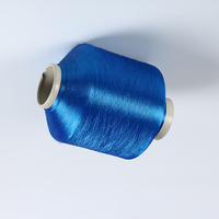 Filament de polyester FDY 100 % fabriqué en Chine, 75/36 DTY teint, haute ténacité, écologique, torsadé, pour couture et tricotage, vente en gros