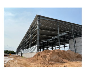 Estructuras de Acero Prefabricadas Modernas y Personalizables para Almacenes, Kits de Estructuras de Acero para Uso Comercial, Industrial y de Centros Comerciales - Product Image 4