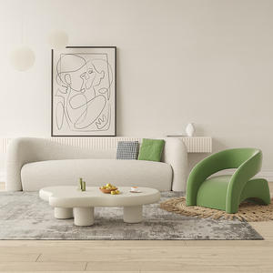 Fauteuil individuel avec structure de soutien souple, mobilier décontracté pour salon - Product Image 2