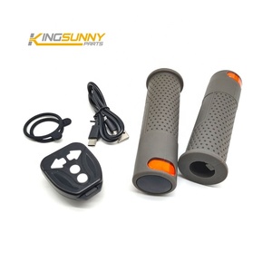 New Arrival Grip Remote Control Turn SIgnal <strong>Scooter</strong> Handle Grips Silicone <strong>Handlebar</strong> with Light for Electric <strong>Scooter</strong> Accessories - Product Image 1