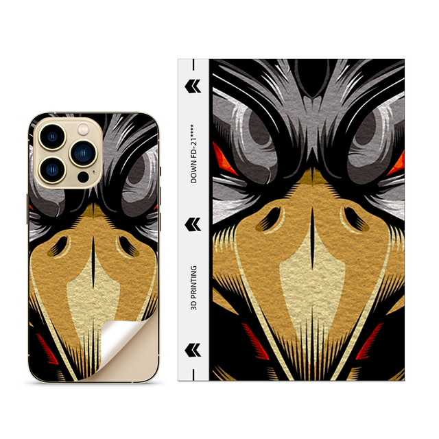 3D Customize Touch Felling Smart Phone Back Sticker Skin for Any Models Mobile Phone Skin