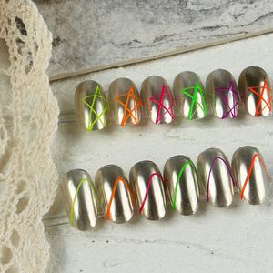 Beshyne-gel <span class=keywords><strong>fluorescente</strong></span> de dibujo, pintura de líneas de colores, UV, esmalte de uñas, Gel de araña creativo - Product Image 2