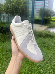 รองเท้า Agan แบบลำลองน้ำหนักเบาคลาสสิกทำด้วยมือหนังแท้มีเชือกผูกน้ำหนักเบาระบายอากาศได้ดี - Product Image 4