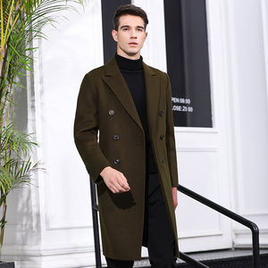 <span class=keywords><strong>Cappotto</strong></span> da <span class=keywords><strong>Uomo</strong></span> 70% Lana 30% Poliestere Giacca Lunga in Misto Lana Doppio <span class=keywords><strong>Cappotto</strong></span> <span class=keywords><strong>Invernale</strong></span> da <span class=keywords><strong>Uomo</strong></span> - Product Image 6